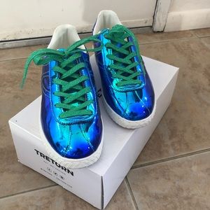 TRETORN Reflective Sneakers Size 6.5